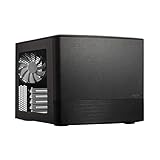 Fractal Design Node 804 - Black - Cube Compact Computer Case - mATX - High Airflow - Modular Interior - 3X Fractal Design Silent R2 120mm Fans Included - USB 3.0 -Window Side Panel