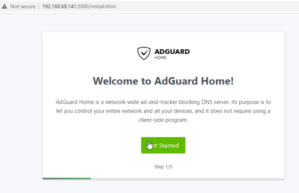 docker adguard