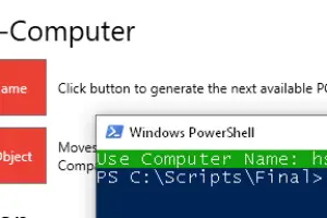 How To Find Next Available Computer Name in Powershell
