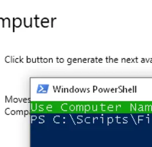 How To Find Next Available Computer Name in Powershell