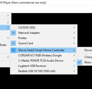 How To Automatically Connect USB Drives to VMware Workstation On Power On