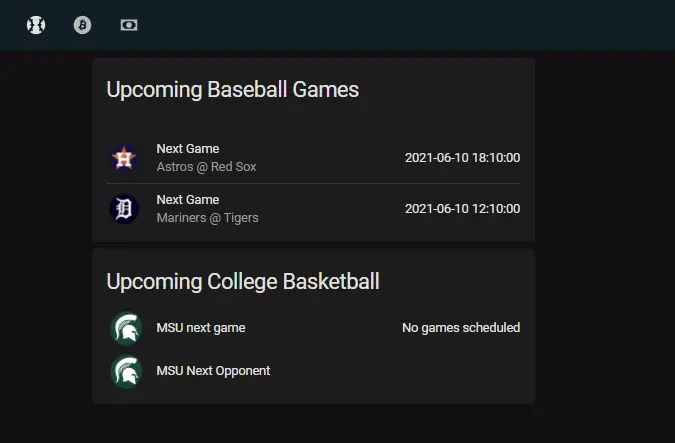 Add “Upcoming Sports” Card to Home Assistant via Google Calendar