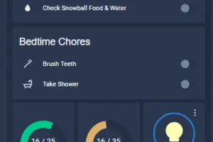 Chore Tracking with Point System in Home Assistant
