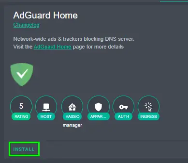 home assistant adguard