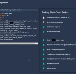 How To Create a Lovelace Battery State Card in Home Assistant