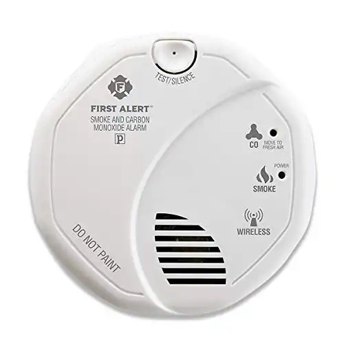 First Alert 2-in-1 Z-Wave Wireless Smoke Detector & Carbon Monoxide Alarm, Battery Operated